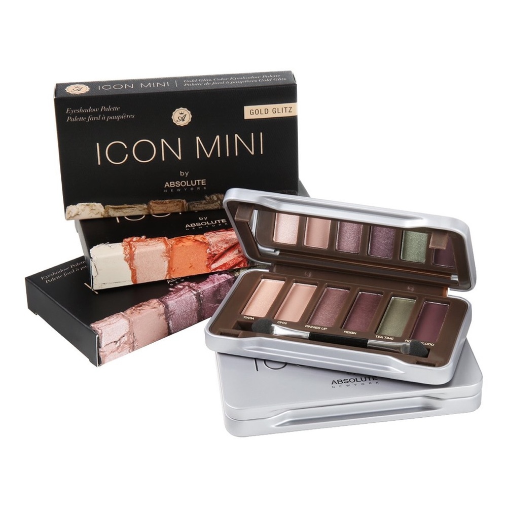 Absolute New York Gold Glitz Icon Mini Palette